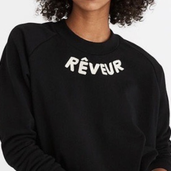 Madewell Reveur Drawstring Oversized Sweatshirt size XXS - Picture 6 of 13